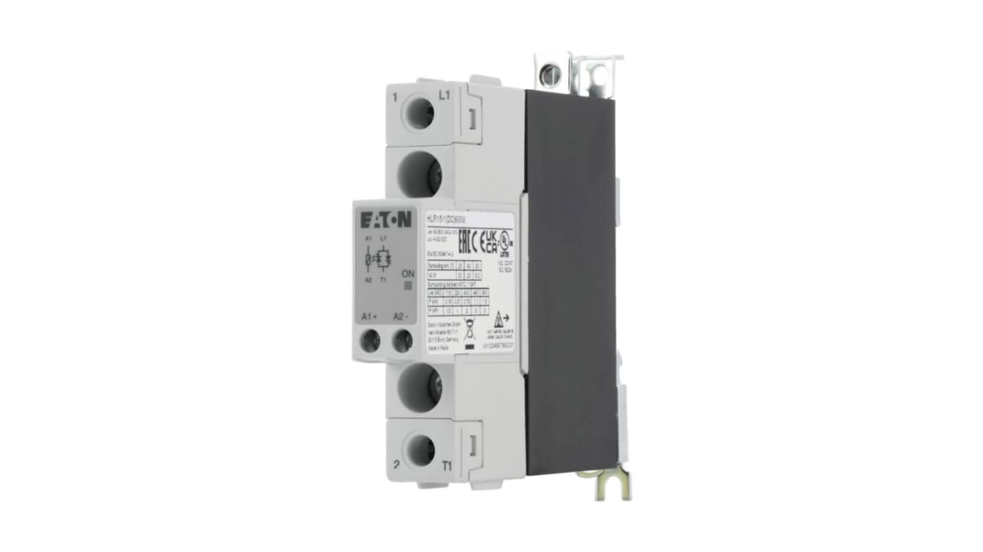 HLR Series Solid State Relay, 20 A Load, Chassis Mount, 600 V ac Load, 32 V dc Control