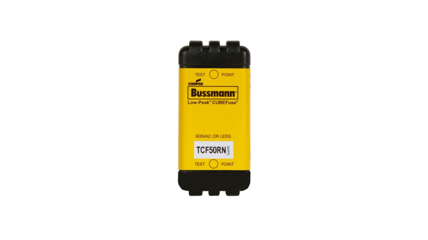 50A NH Fuse, 1.9 x 1 x 2.13in, 600V ac
