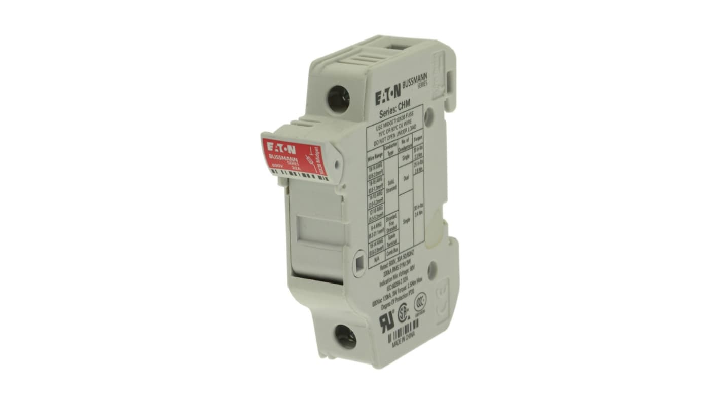 32A Fuse Holder for 10 x 38mm Fuse, 1P, 690V ac