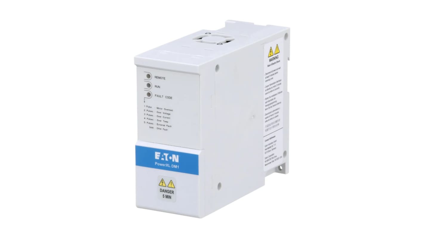 Inverter Drive, 0.75 kW, 3 Phase, 400 V ac, 2.2 A, DM1 Series