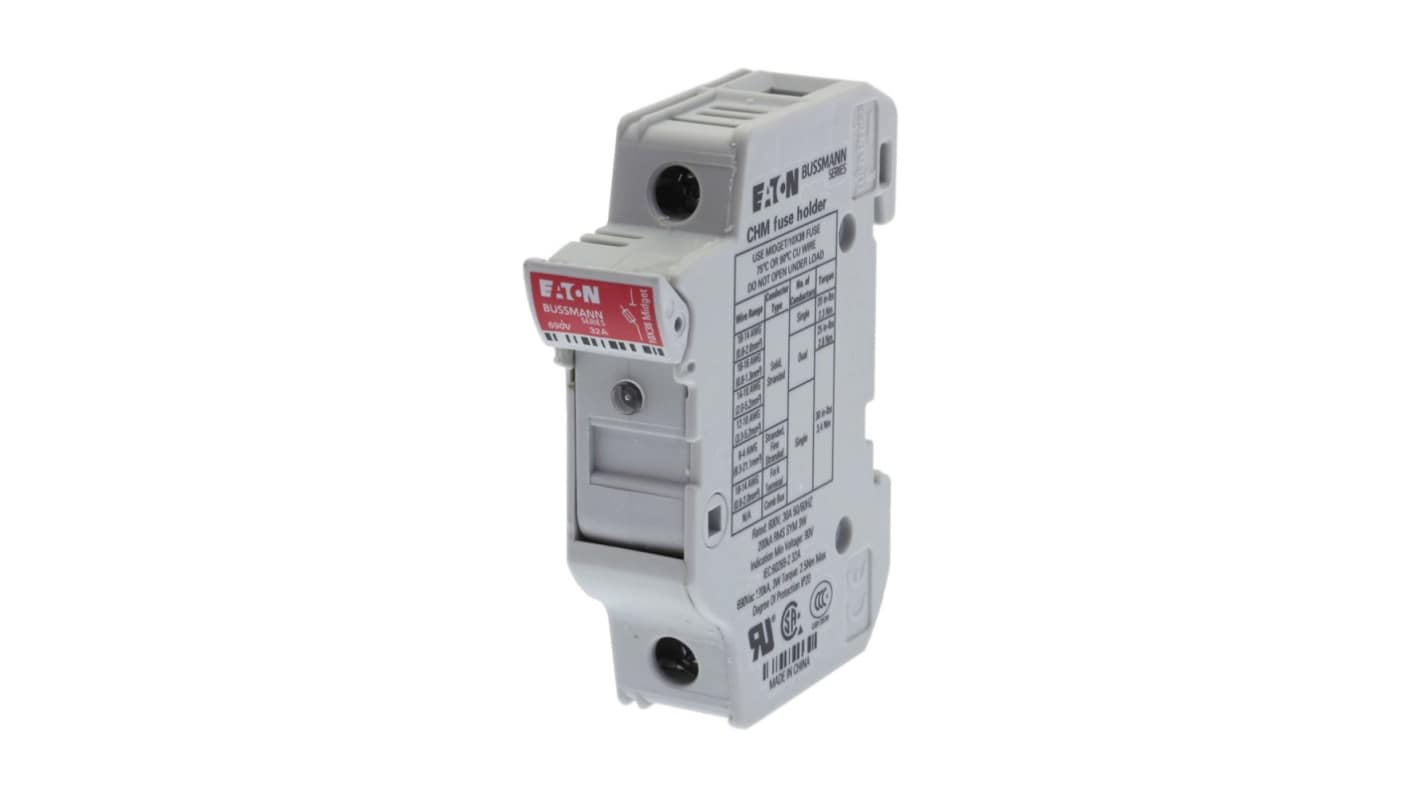 30A Fuse Holder for 10 x 38mm Fuse, 1P, 600V