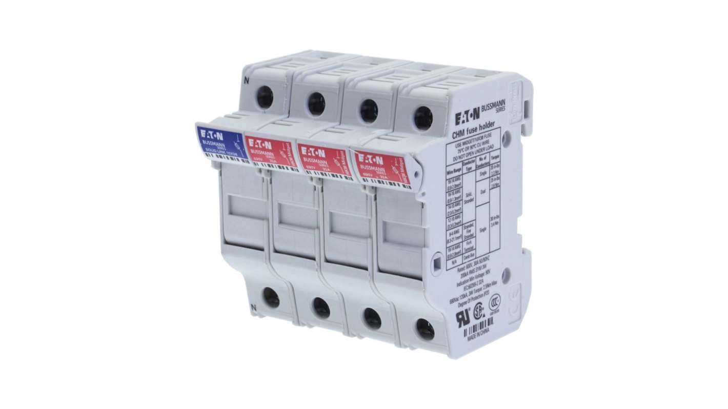 32A Fuse Holder for 10 x 38mm Fuse, 3P, 690V