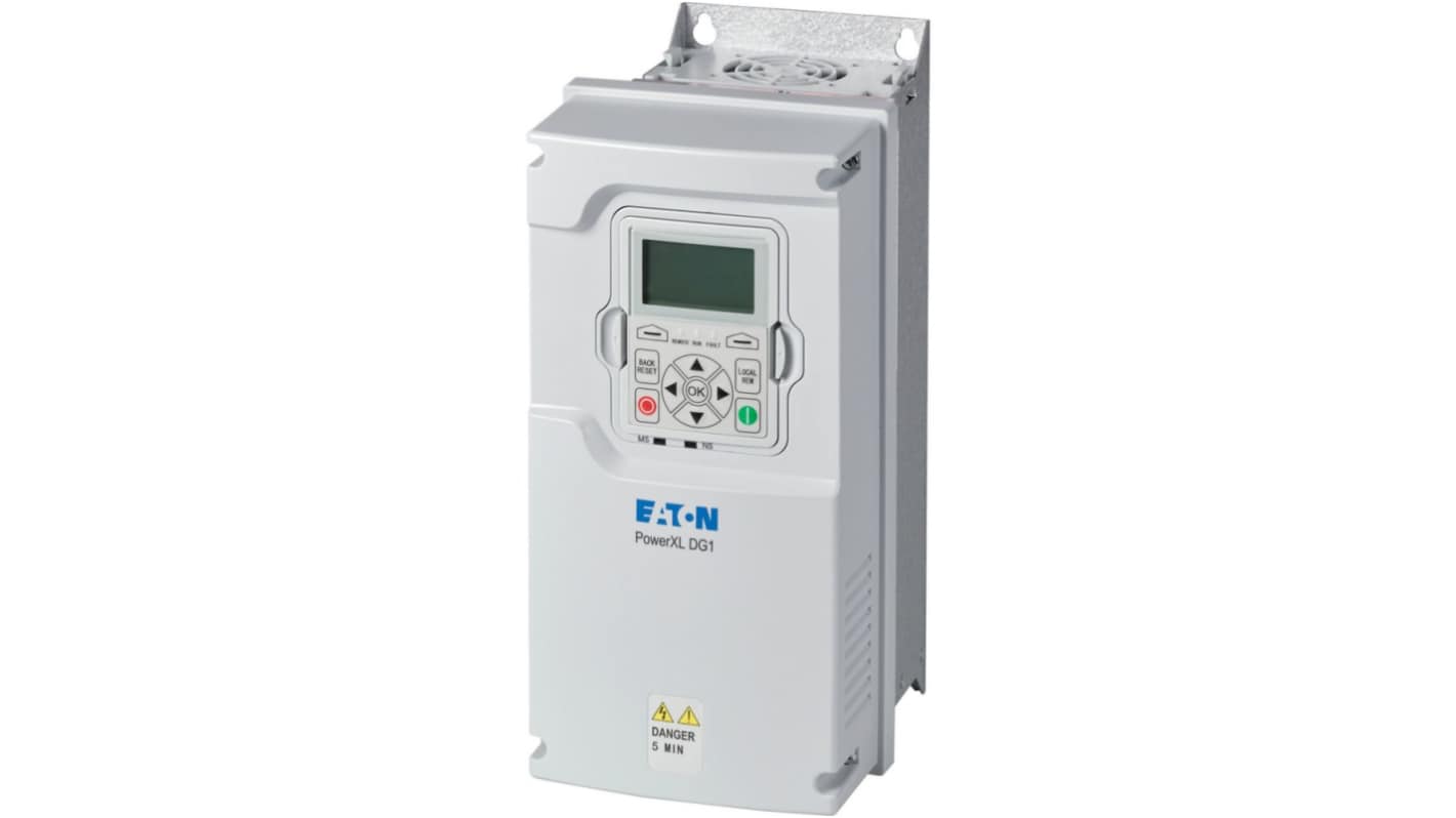 Inverter Drive, 1.5 kW, 3 Phase, 230 V ac, 7.8 A, DG1 Series