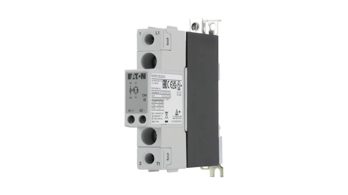 HLR Series Solid State Relay, 25 A Load, Chassis Mount, 240 V ac Load, 32 V dc Control
