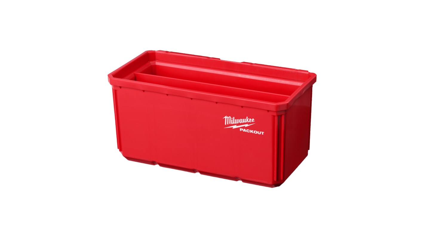 Storage Bin x 203mm x 46mm, Red