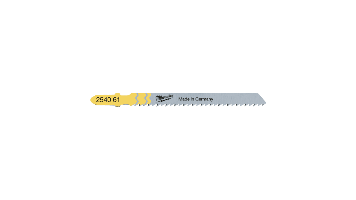 2.5 Teeth Per Inch Plastic, Wood 75mm Cutting Length Jigsaw Blade, Pack of 5