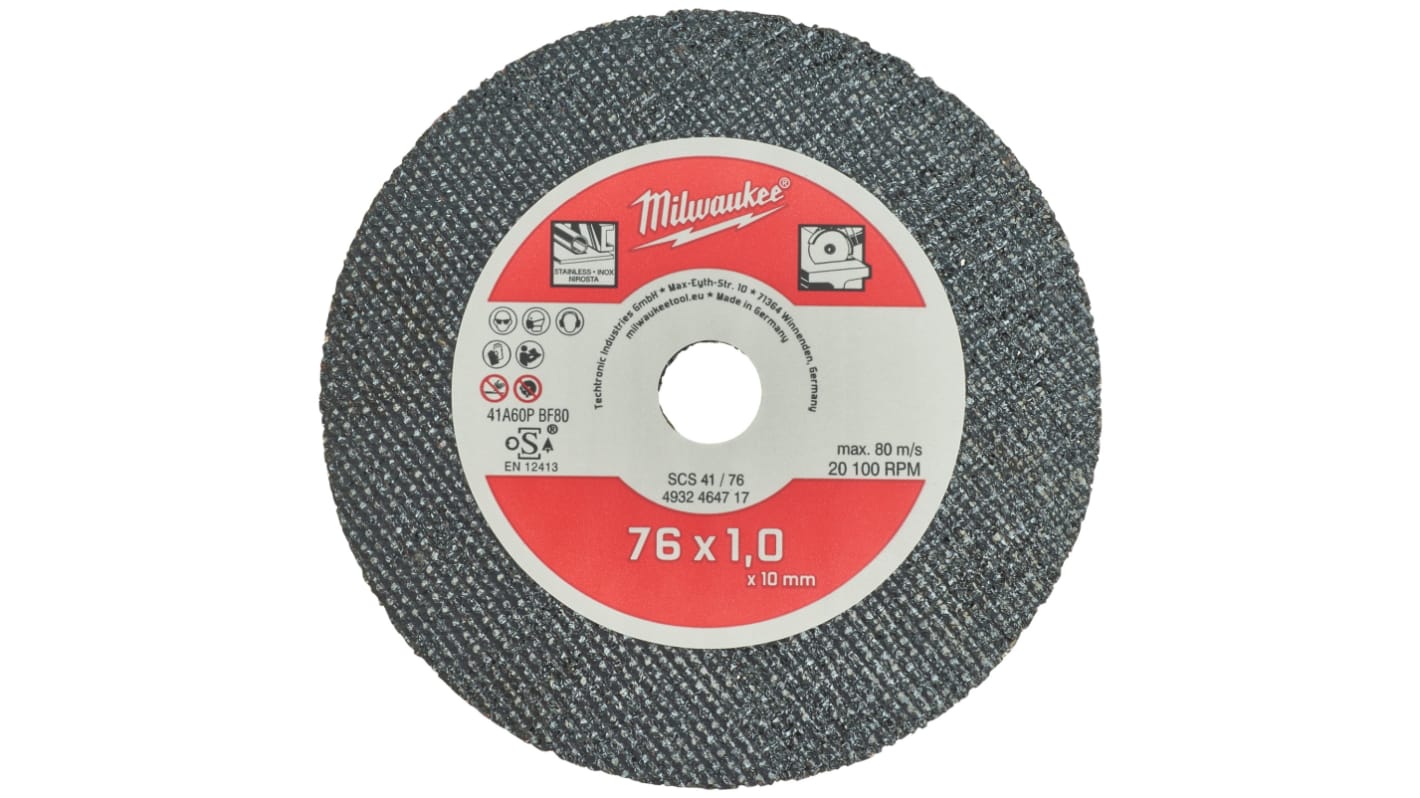 Cutting Disc 4932 Milwaukee, Ø 76mm
