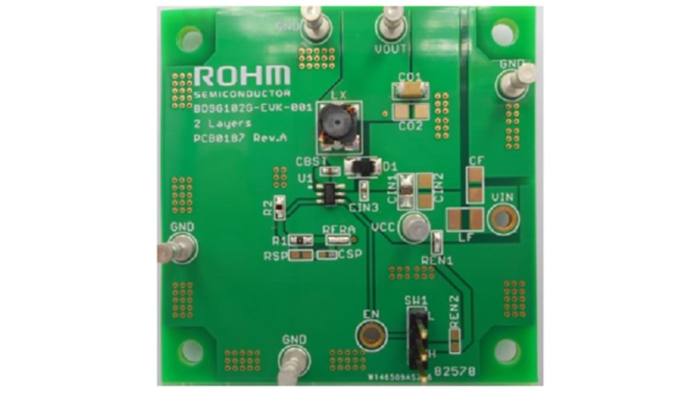 ROHM BD9G102G-EVK-001 Buck Converter for BD9G102G-LB for 1channel Buck DC/DC Converter