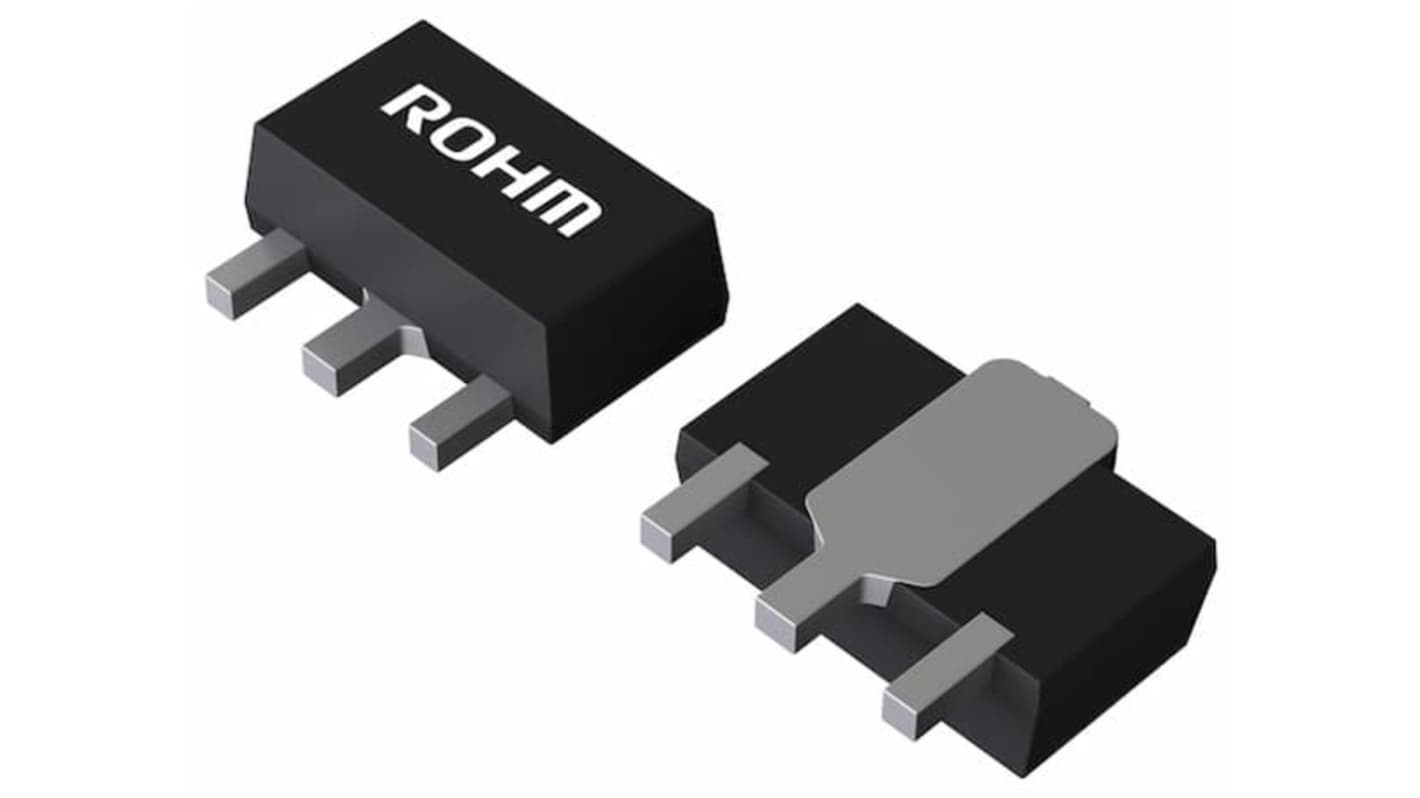 ROHM 2SAR375PHZGT100R PNP Transistor, 1.5 A, -120 V, 3-Pin SOT-89