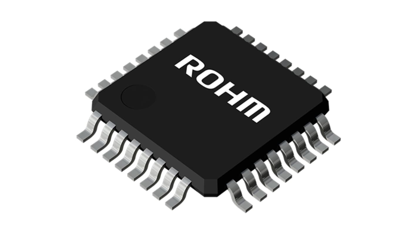 Mikrokontroler ROHM ML62Q2502 TQFP 32-pinowy Montaż powierzchniowy Mikrokontroler 16-bitowy 64 kByte 16bit 24MHz Flash