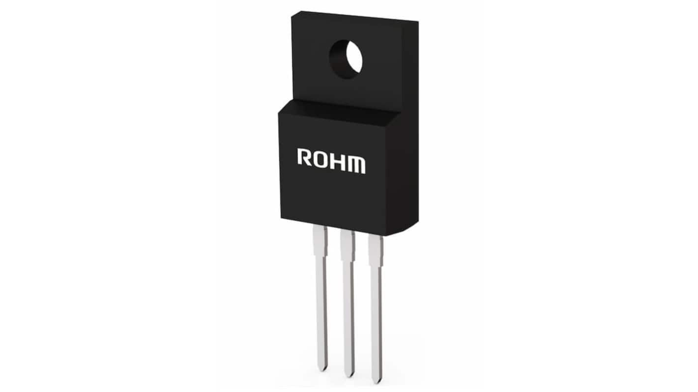 ROHM R60 N-Channel MOSFET, 26 A, 600 V, 3-Pin TO-220FM R6061YNXC7G