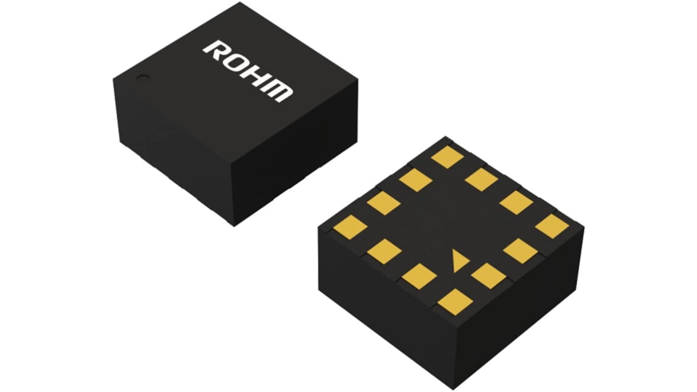 ROHM SMT Accelerometer, VLGA012AV02A, I2C, 12-Pin