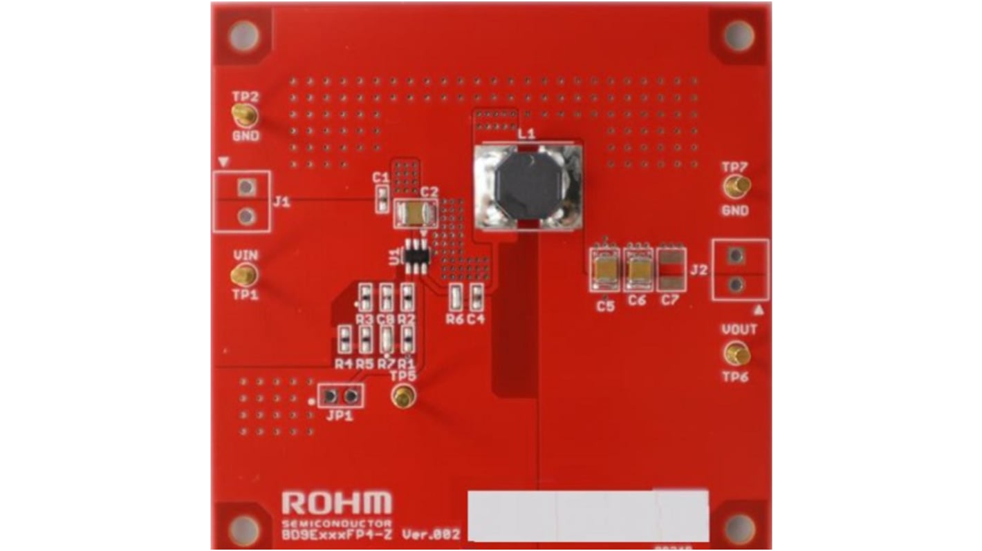 ROHM BD9E202FP4-EVK-001 Buck Converter for BD9E202FP4-Z for Single Synchronous Buck DC/DC Converter
