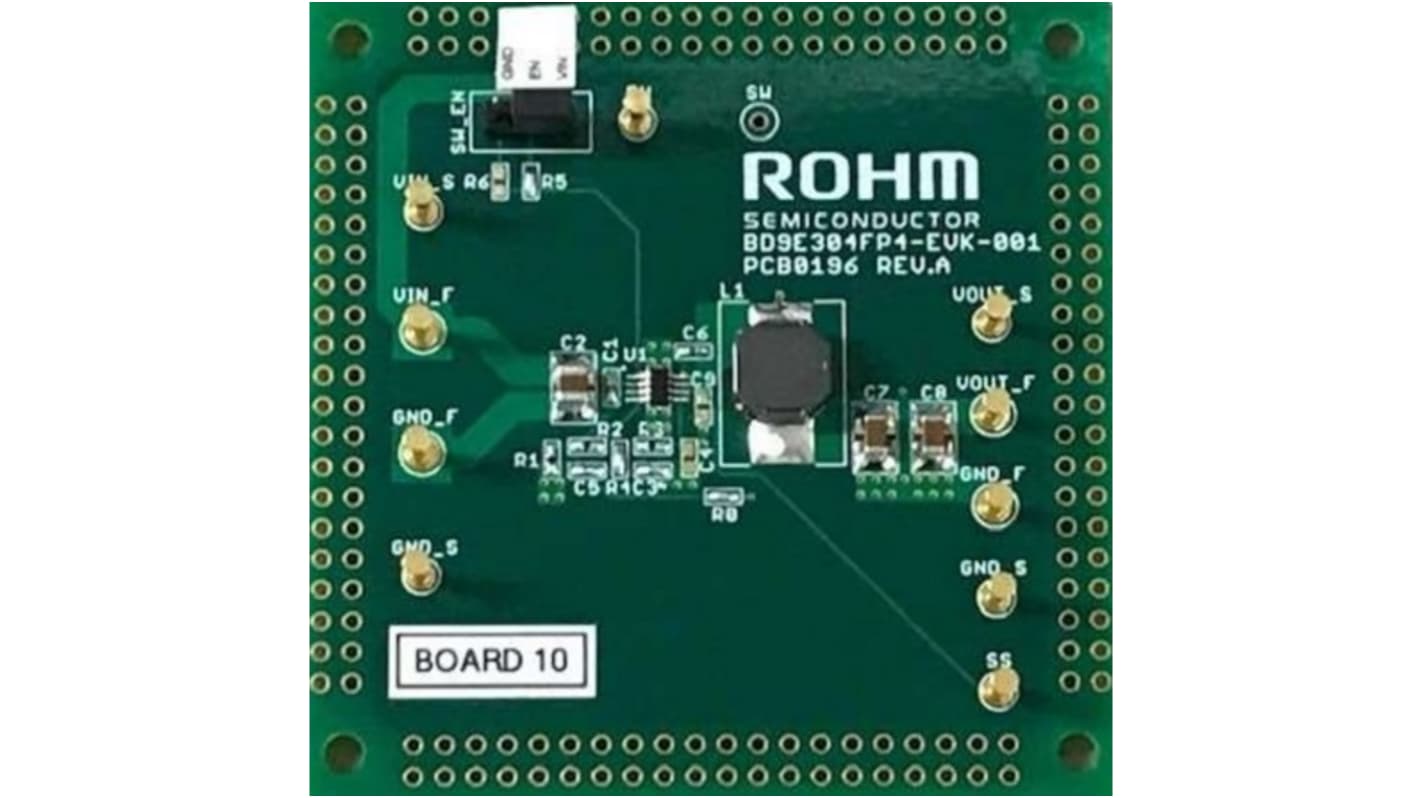 ROHM BD9E304FP4-EVK-001 Buck Converter for BD9E304FP4 for Single Channel Buck DC/DC Converter