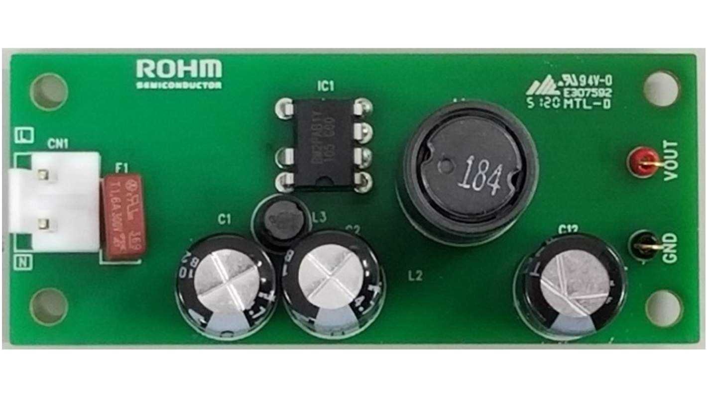 ROHM BM2PAB1Y-EVK-002 Buck Converter for BM2PAB1Y-Z for Non Isolated PWM Type Buck Convertor