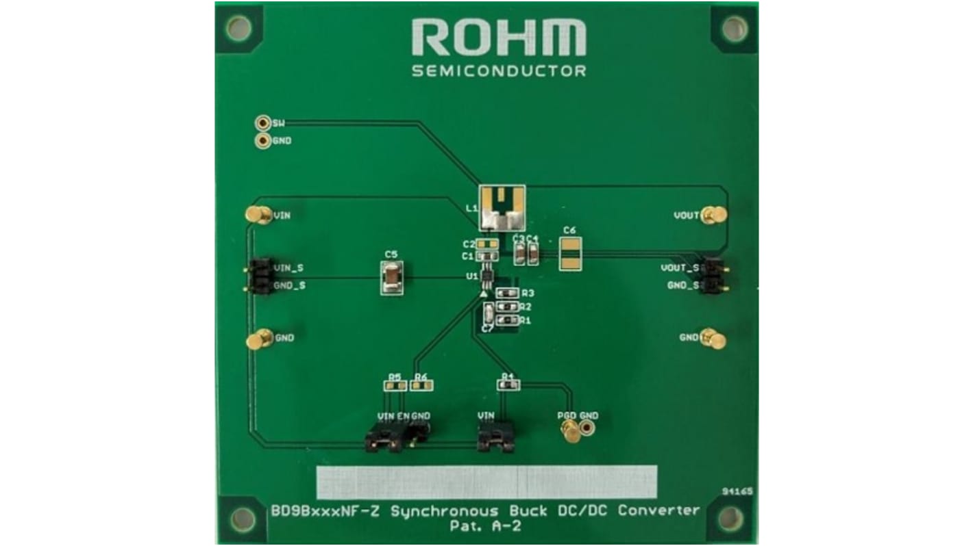 ROHM BD9B206NF-EVK-001 Buck Converter for BD9B206NF-Z for Buck DC/DC Converters