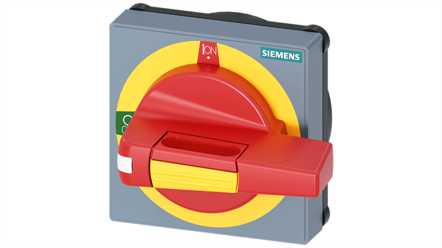 Siemens Red, Yellow Rotary Handle, 8UD1731 Series