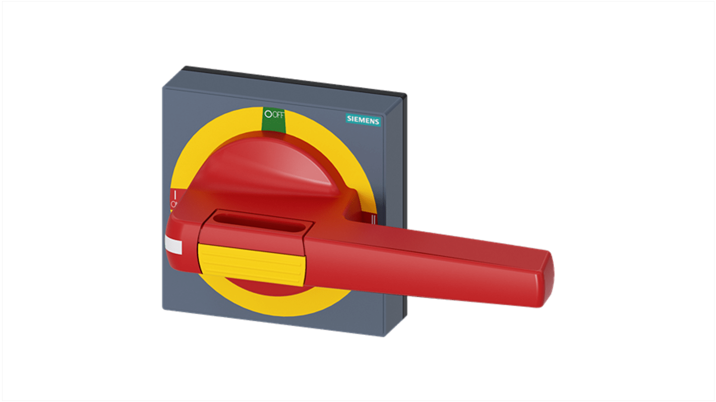 Siemens Red, Yellow Rotary Handle, 8UD1851 Series