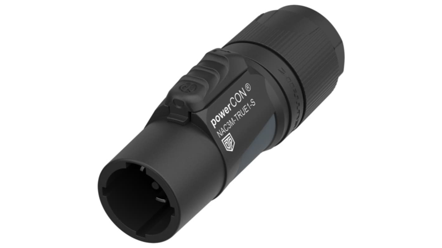 Neutrik IP65, IP67 Rating Cable Mount Male Sealed Inline Cable Joiner Rated At 20A