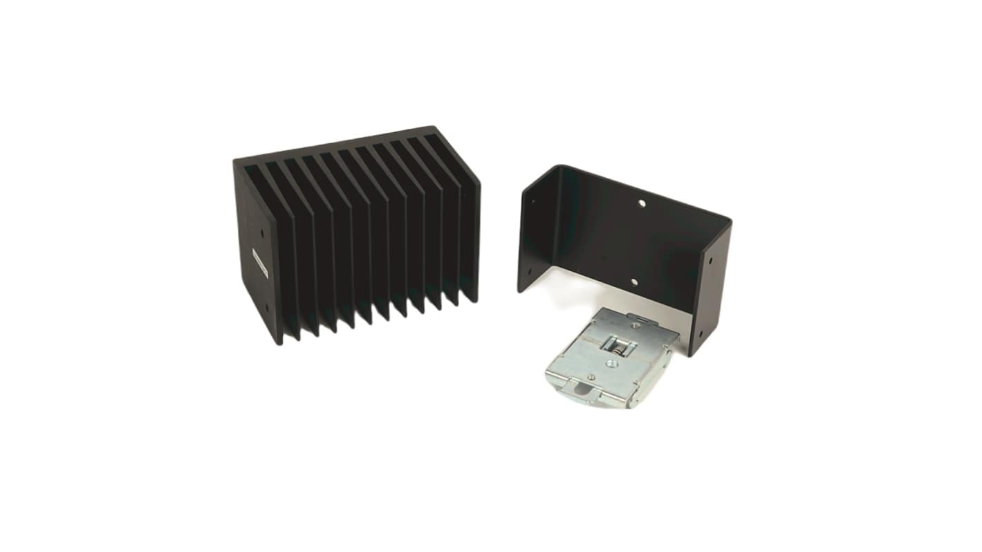 Allen Bradley Heatsink, used with 700-SH, 0.8°C/W, 220 x 100 x 55mm, Panel Mount