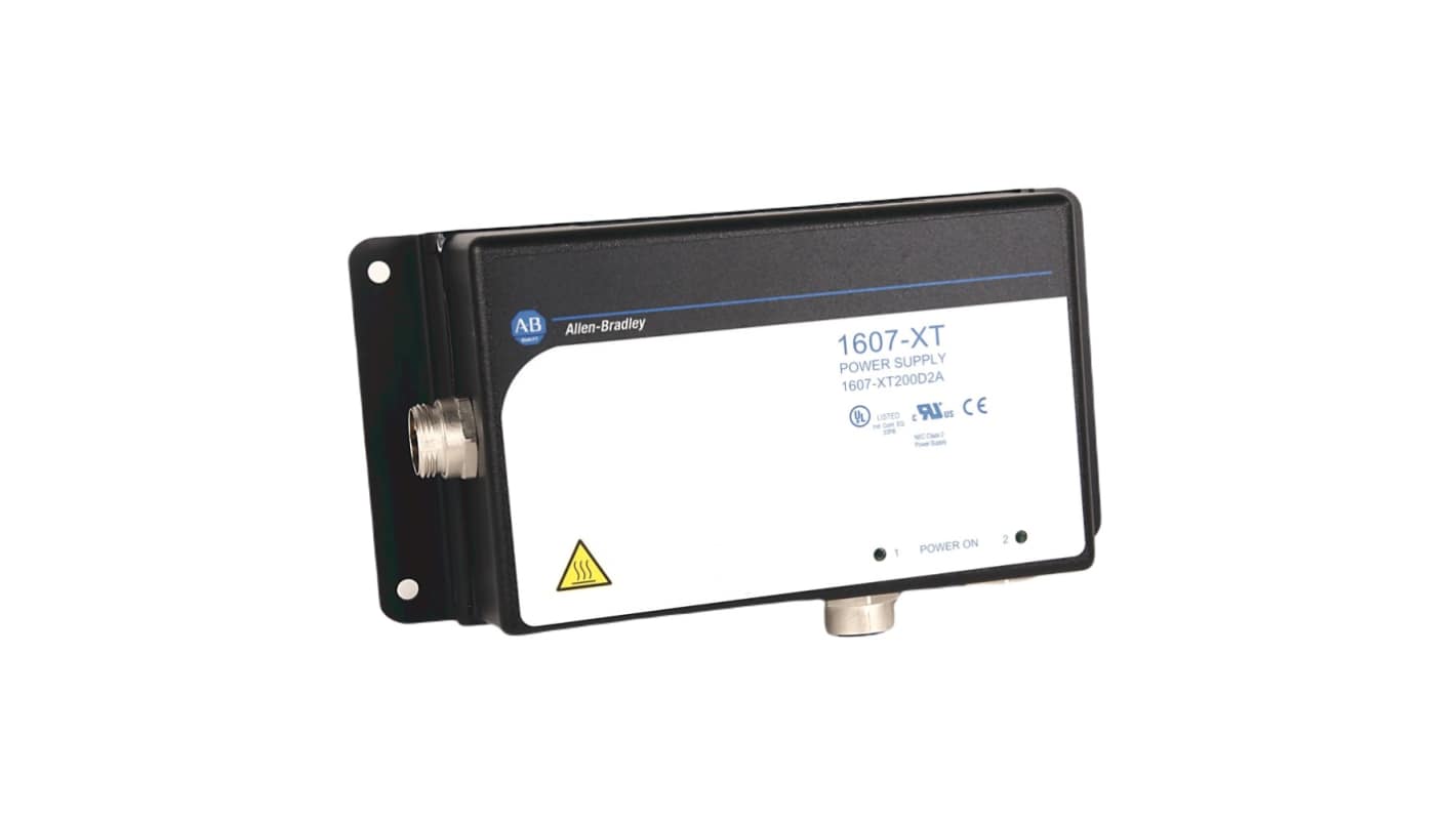 Allen Bradley 1607-XT AC/DC Adapter DIN Rail Power Supply, 100 → 240V ac, dc Input, 24V dc Output, 3.8A Output,