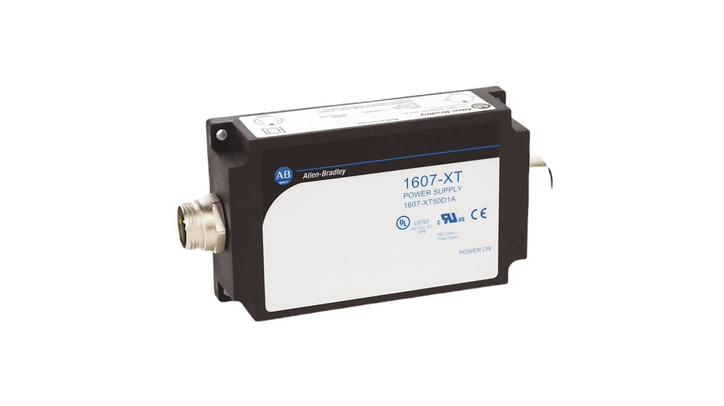 Allen Bradley 1607-XT AC/DC Adapter DIN Rail Power Supply, 100 → 240V ac, dc Input, 24V dc Output, 2A Output, 48W
