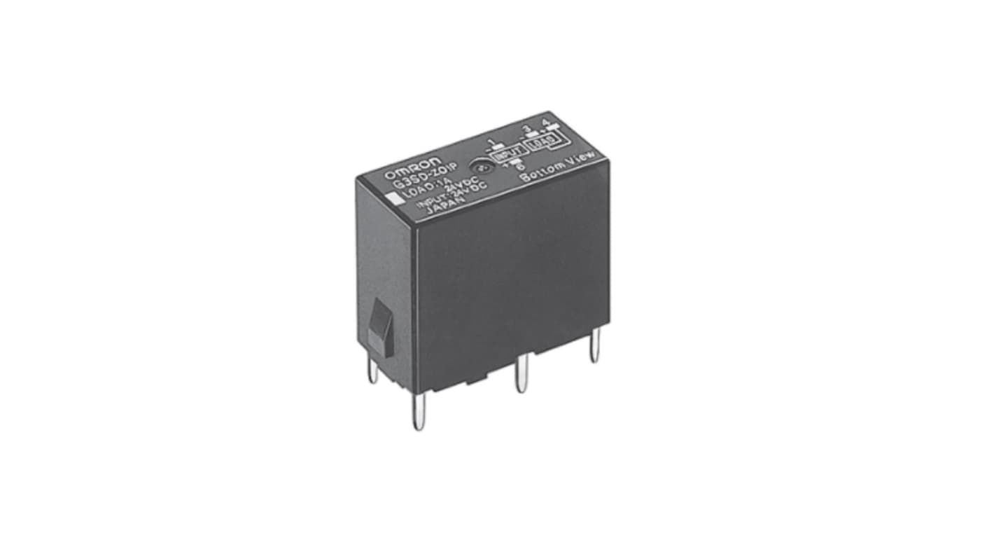 Omron G3SD Series Solid State Relay, 1.1 A Load, PCB Mount, 26 V ac/dc Load, 24 V ac/dc Control