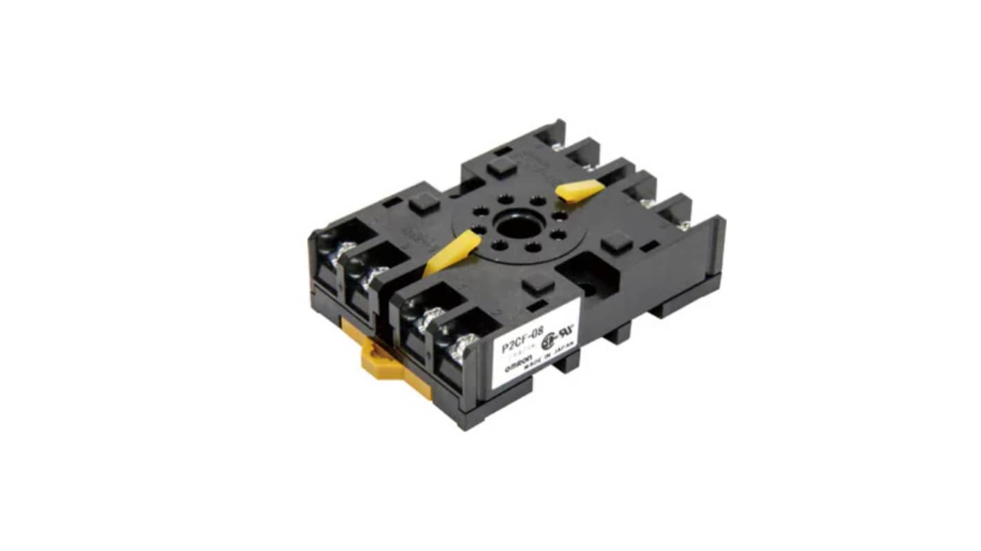 Omron CSM Commom Sockets 8 Pin Chassis Mount Relay Socket, for use with Relay