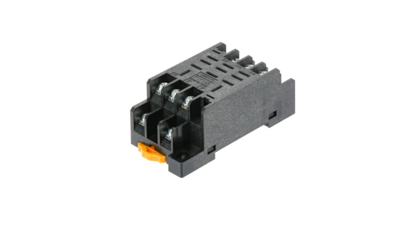 Omron CSM Commom Sockets 11 Pin Chassis Mount Relay Socket, for use with Relay