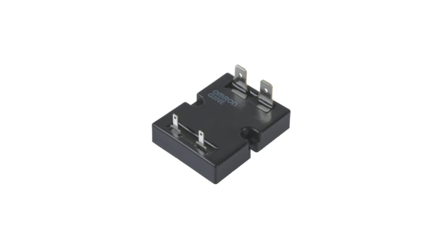 Omron G3NE Series Solid State Relay, 20 A Load, DIN Rail Mount, 264 V ac/dc Load, 24 V ac/dc Control