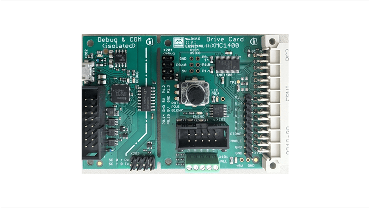 Infineon マイクロコントローラ, 評価 モジュール, PMSM FOC Motor Control Software Using XMC, マイクロコントローラ, KITXMC1400DCV1TOBO1