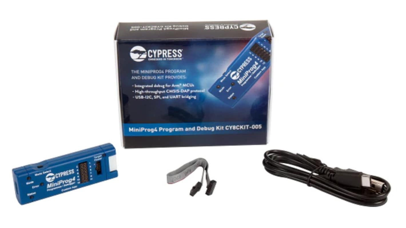 Infineon PSoC单片机, ARM Cortex内核, CY8CKIT-005 MiniProg4 Program and Debug Kit