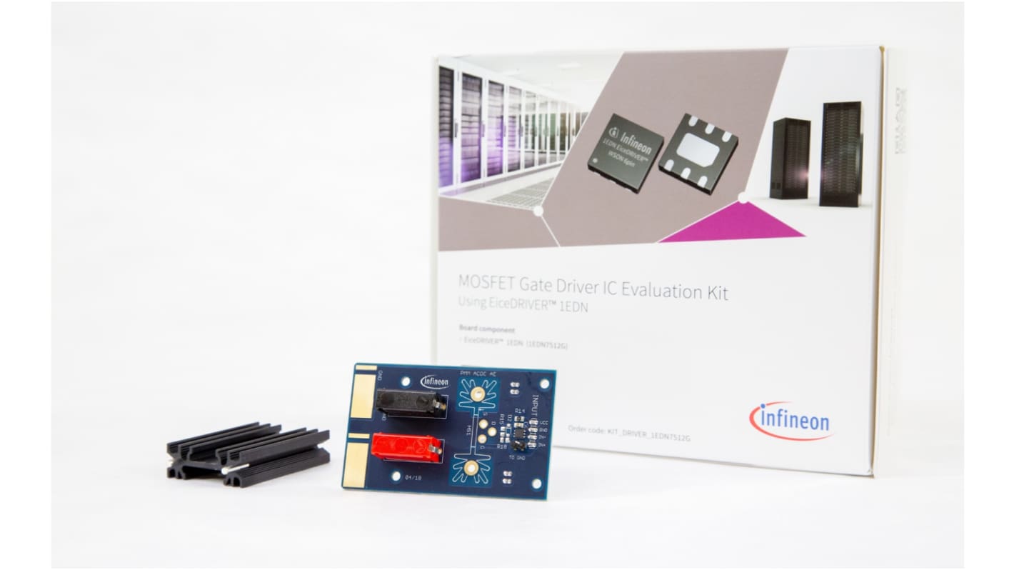 Infineon ゲートドライバモジュール, 開発ボード, ドライバボード, 評価ボード, ゲートドライバIC 用, KITDRIVER1EDN7512GTOBO1