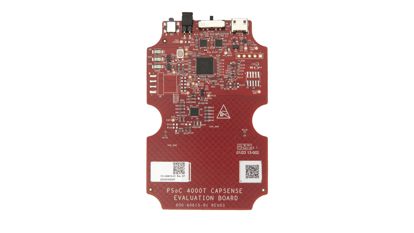 Kit di valutazione CY8CKIT-040T PSoC™ 4000T CAPSENSE™ Evaluation Kit Infineon, CPU ARM Cortex