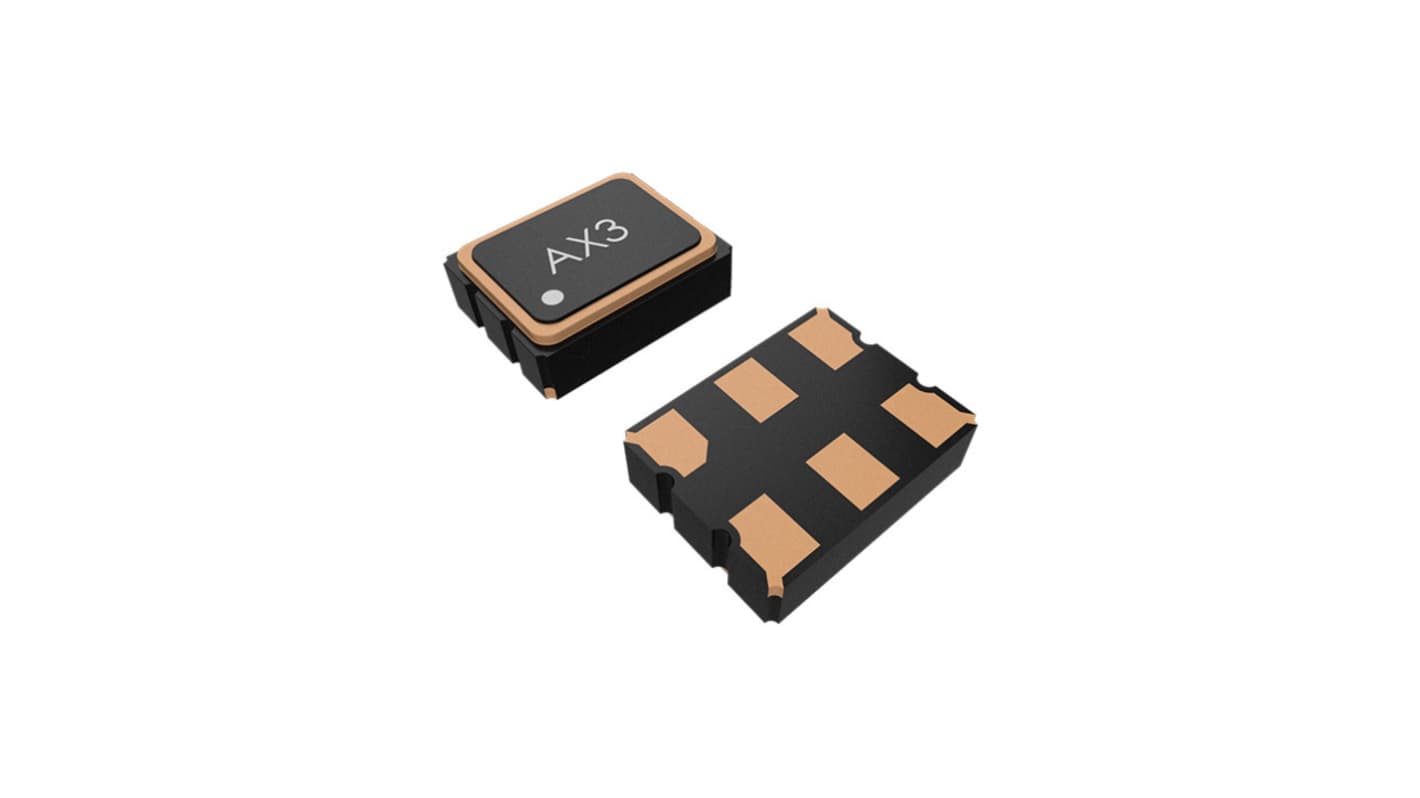 Abracon, 100MHz Crystal Oscillator Oscillator, 25ppm LVDS SMD AX3DAF1-100.0000