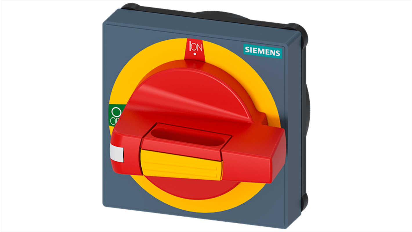 Otočná klika, řada: 8UD1731 červená, žlutá rukojeť, délka: 55mm Siemens