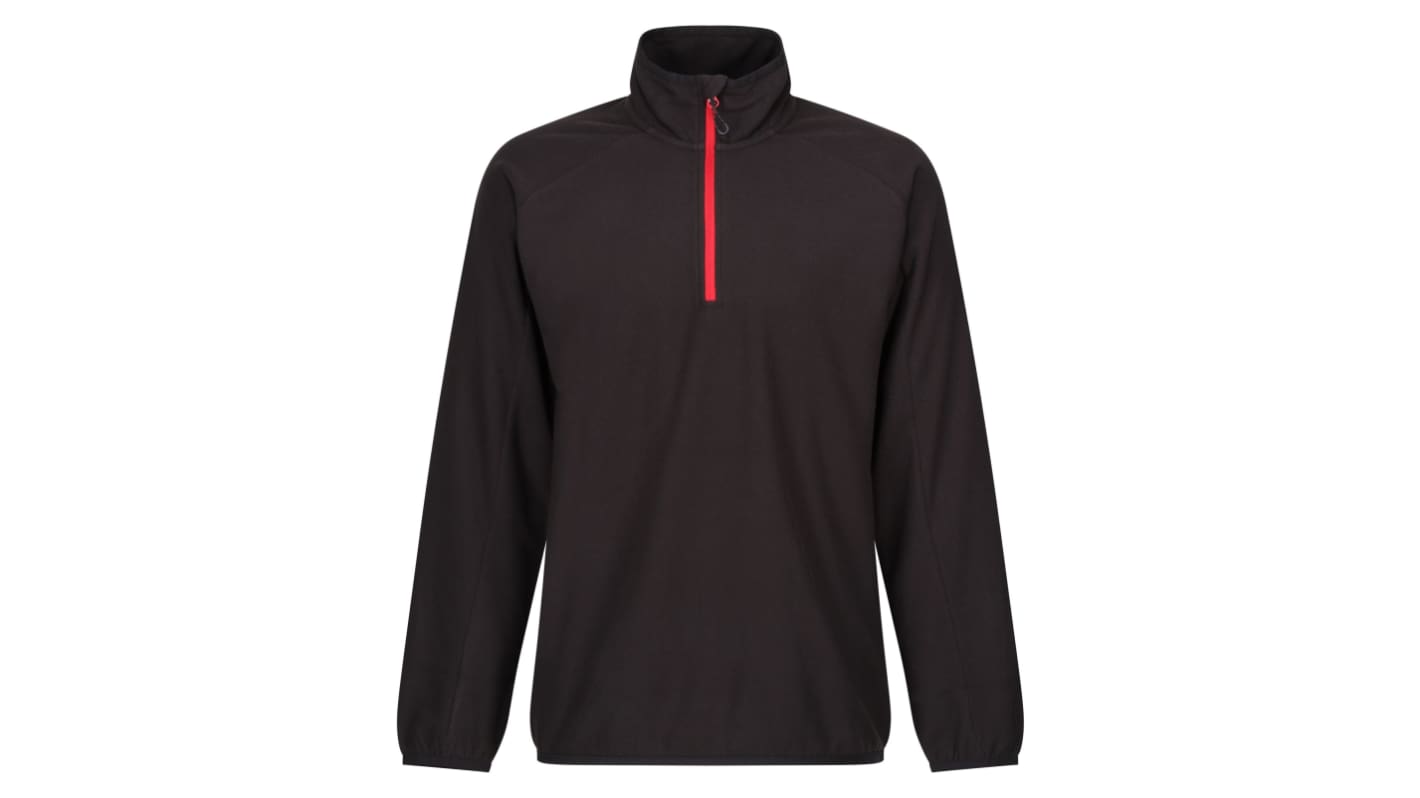 Giacca in pile Regatta Professional TRF691 per  Unisex, col. Nero, Rosso, M, in 100% poliestere