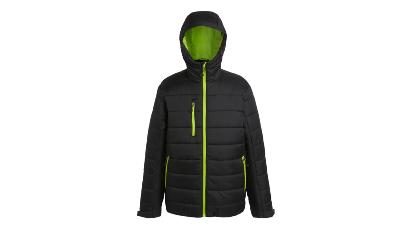 Giacca termica Nero/Lime L TRA241