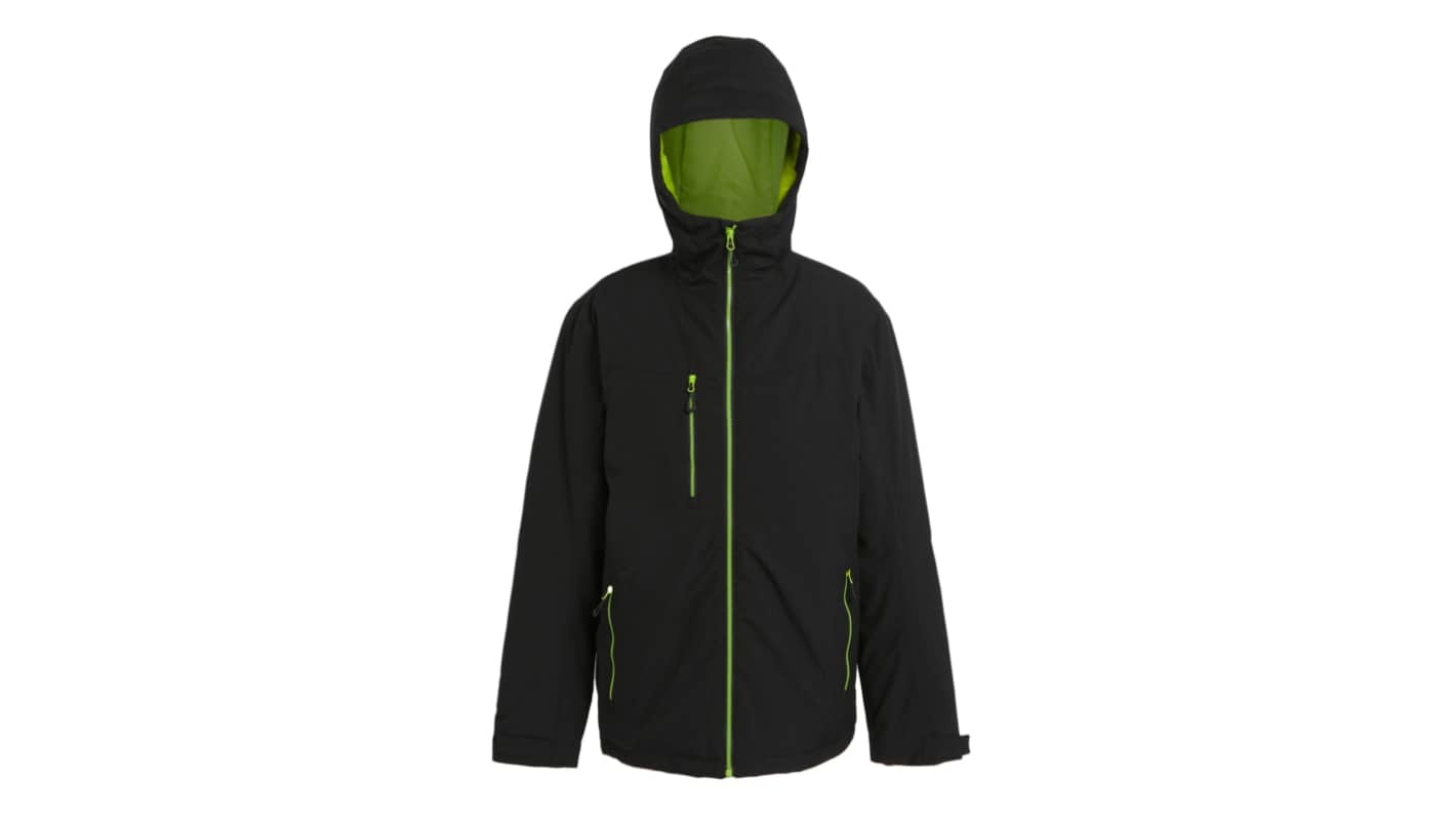Regatta Professional TRA253 Black/Lime Jacket, XXL