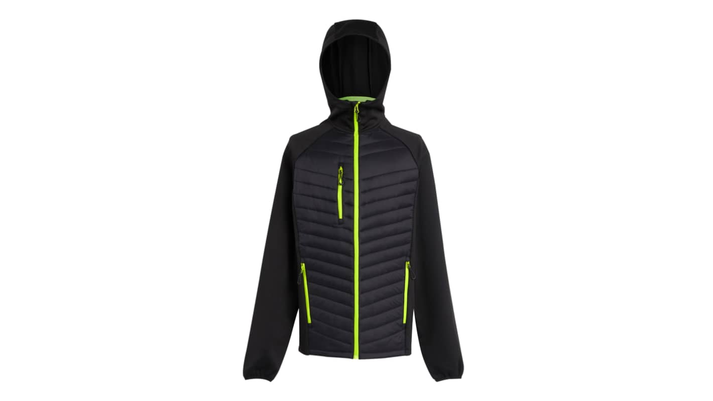 Regatta Professional TRA549 Black/Lime Jacket, XXL