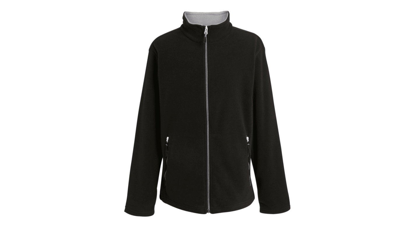 Giacca in pile Regatta Professional TRF725 per  Unisex, col. Nero/Grigio, XL, in Pile, Poliestere