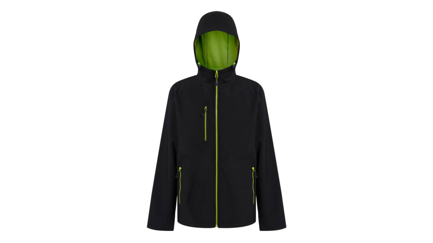 Giacca Softshell Nero/Lime L TRA705