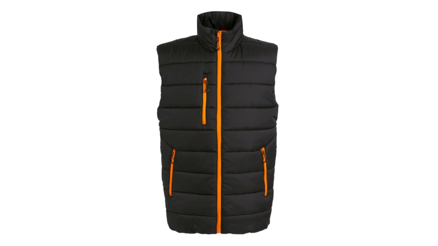 Regatta Professional TRA892 Black, Orange Bodywarmer, XXXL