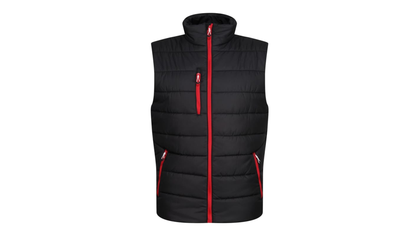 Regatta Professional TRA892 Black, Red Bodywarmer, M