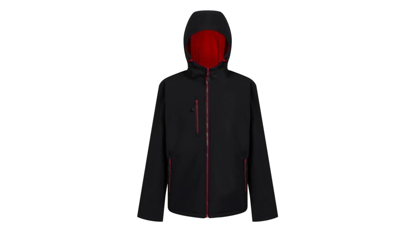 Regatta Professional TRA705 Unisex Softshell Jacke Schwarz, Rot, Größe XXL