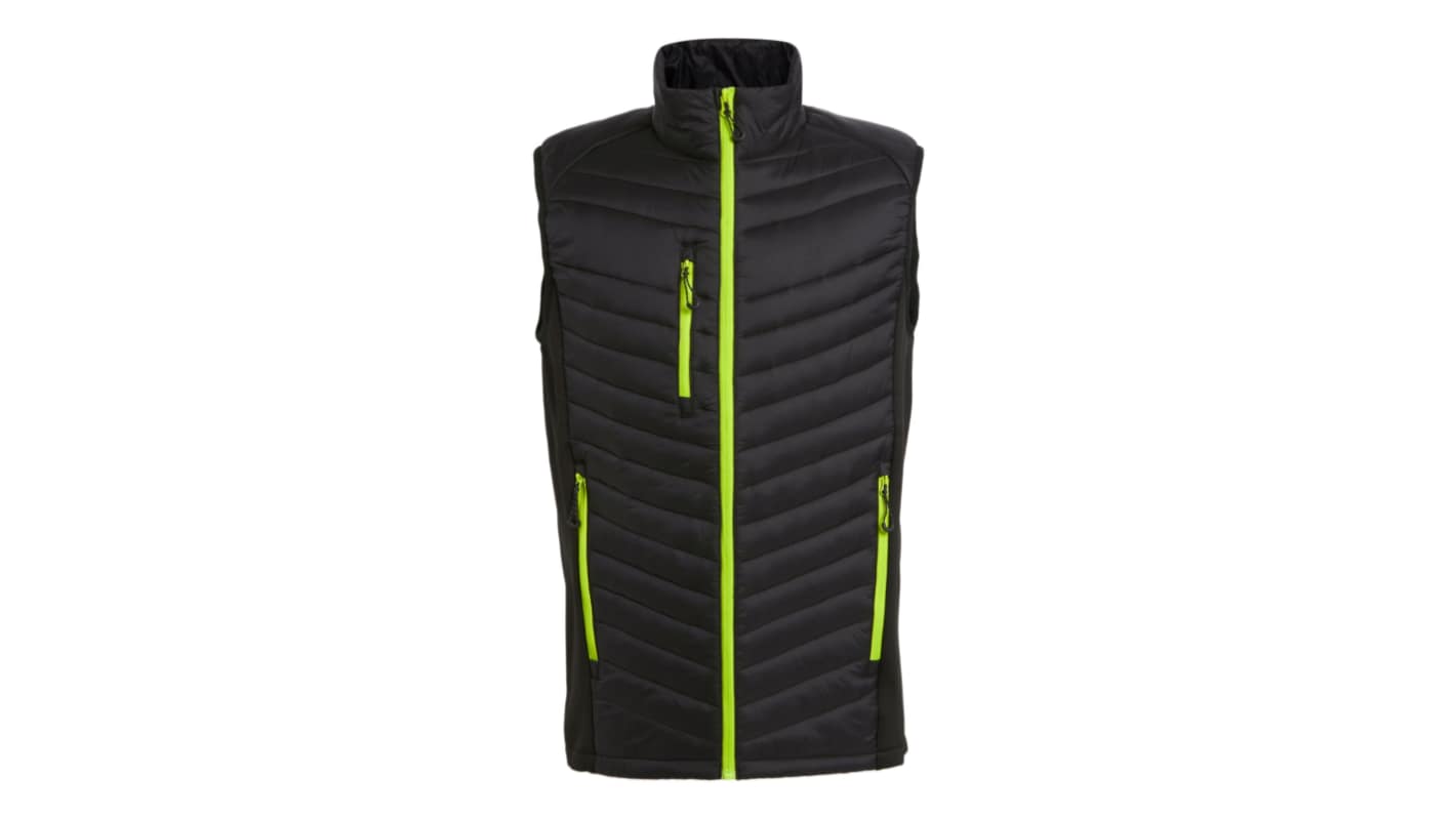 Regatta Professional TRA894 Black/Lime Bodywarmer, XXL