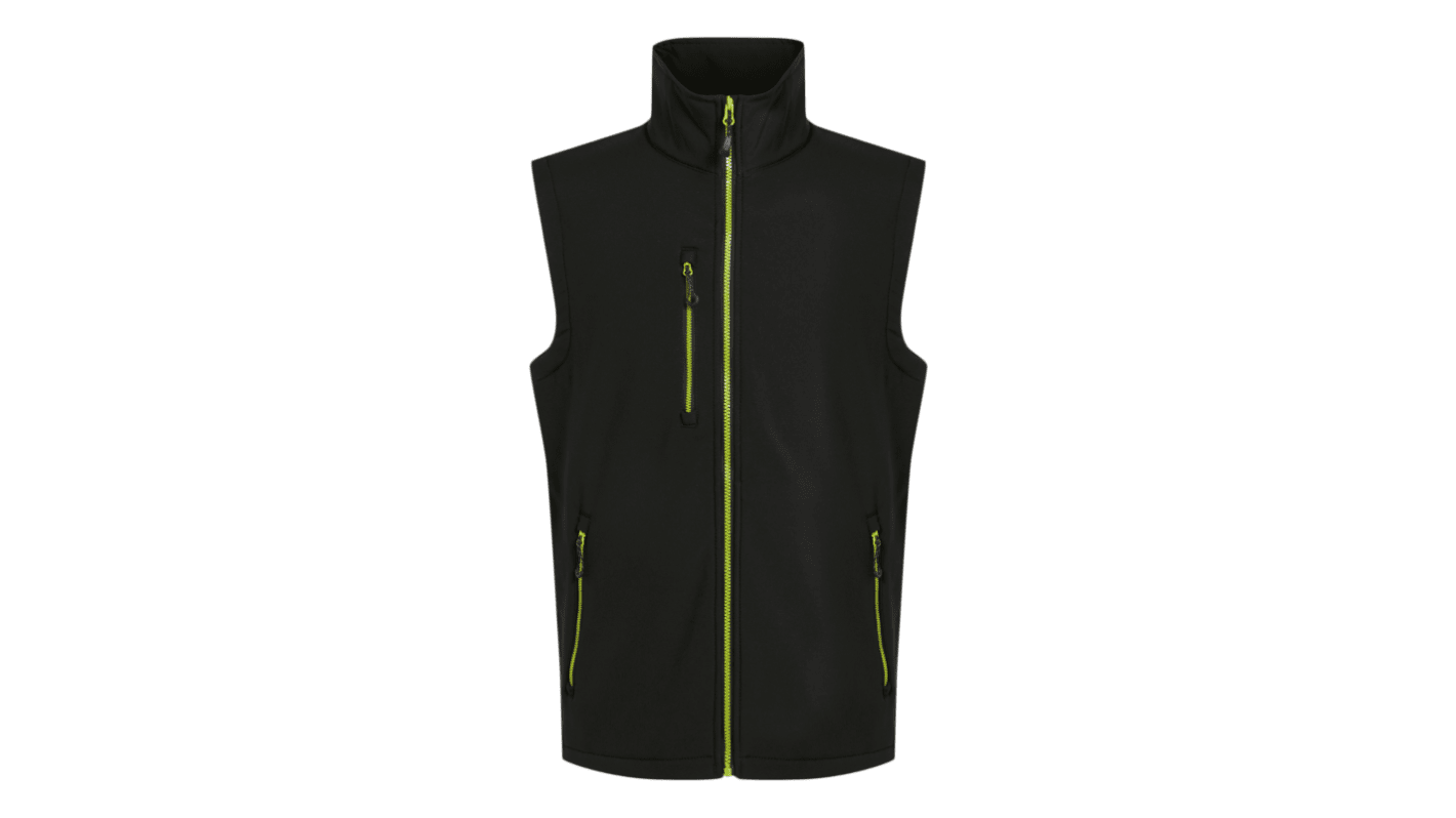 Regatta Professional TRA915 Black/Lime Bodywarmer, XL