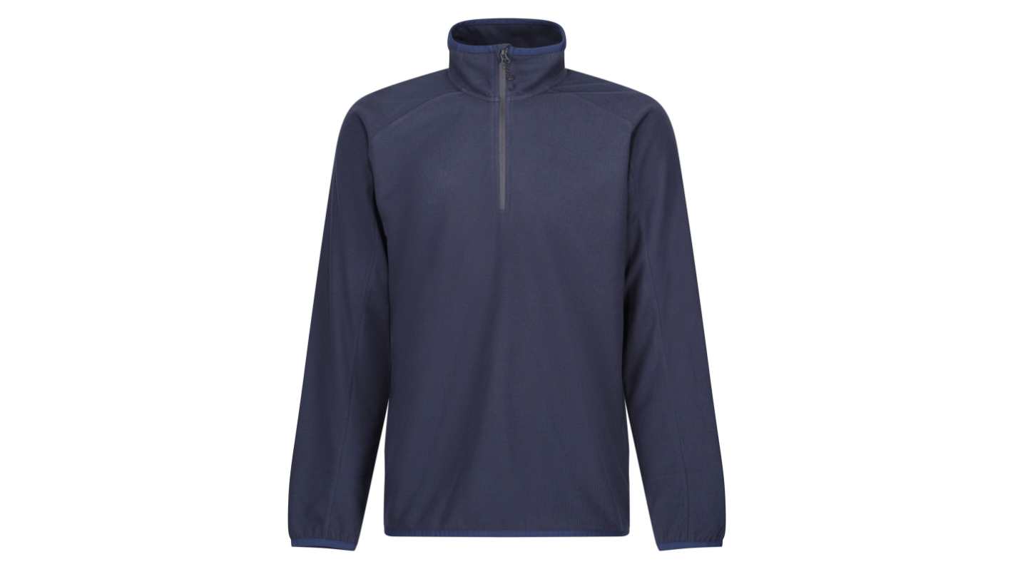 Giacca in pile Regatta Professional TRF691 per  Unisex, col. Grigio/ Blu Navy, M, in 100% poliestere