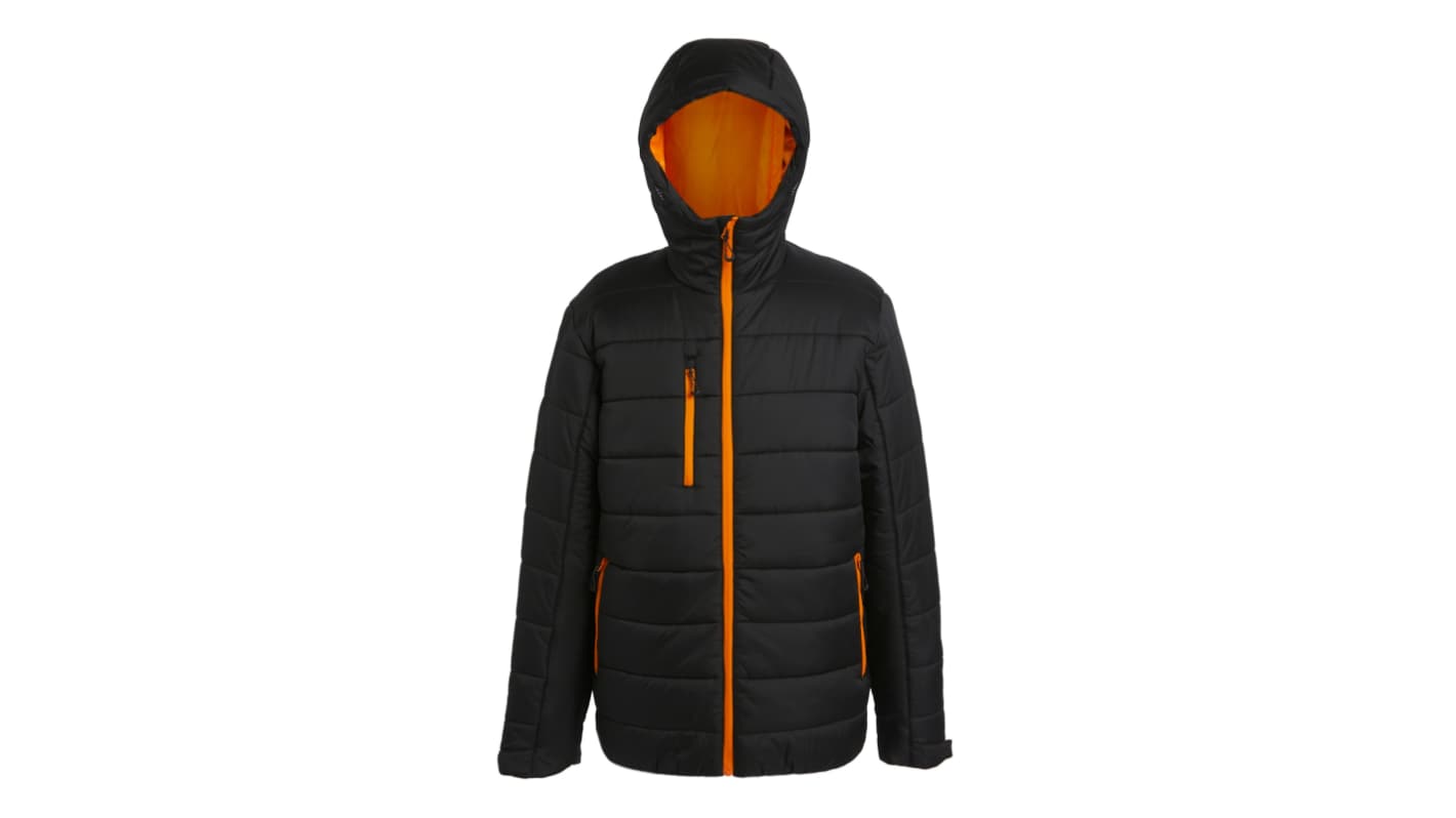 Regatta Professional TRA241 Black, Orange Thermal Jacket, L