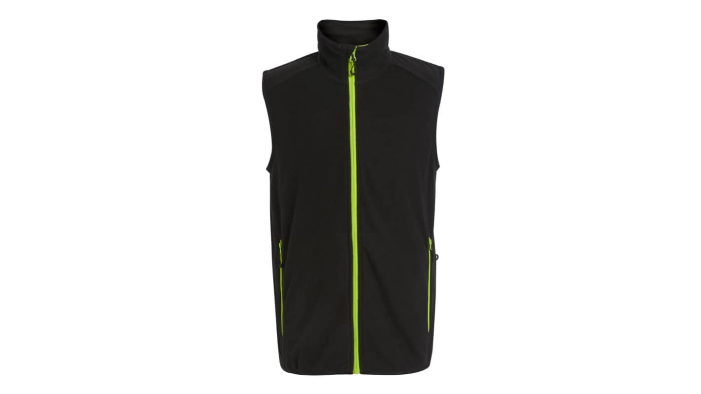 Regatta Professional TRF695 Black/Lime Bodywarmer, XL